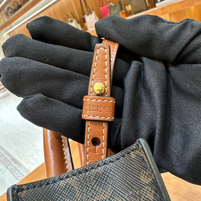 CELINE 經典凱旋門老花琴譜包 小號-10