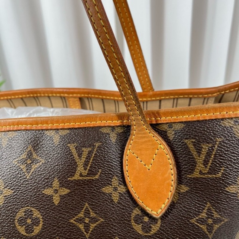 LV路易威登 never full托特包購物袋單肩手提包 NF中最最經典的一款-21