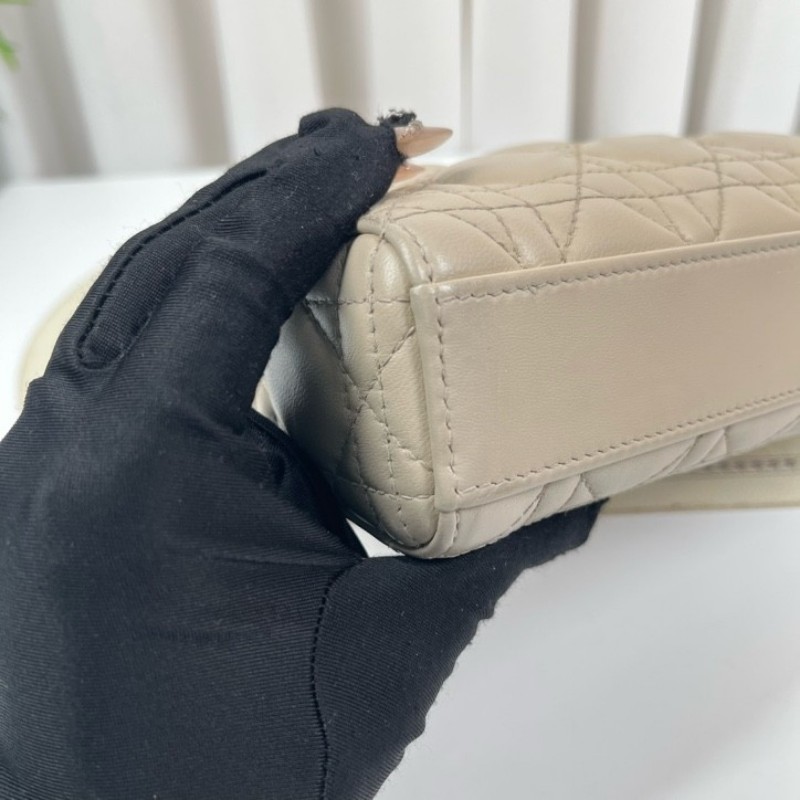 gyj hj zzz DIOR迪奧 Lady D-Joy三格戴妃橫版小號雙肩帶手提包 可單肩斜挎 適合日常使用 高級有質感-10