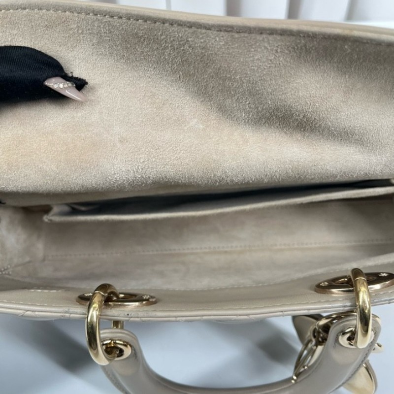 gyj hj zzz DIOR迪奧 Lady D-Joy三格戴妃橫版小號雙肩帶手提包 可單肩斜挎 適合日常使用 高級有質感-13