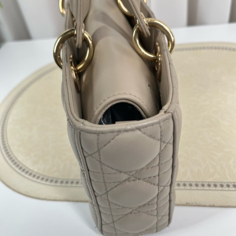 gyj hj zzz DIOR迪奧 Lady D-Joy三格戴妃橫版小號雙肩帶手提包 可單肩斜挎 適合日常使用 高級有質感-22