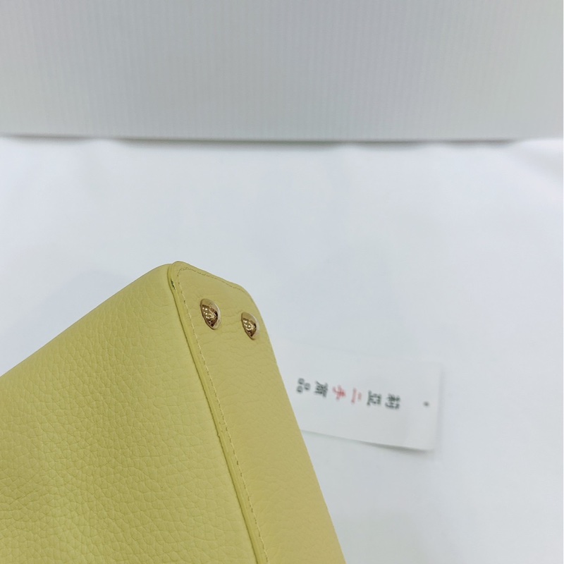 莉亞精品♡ LV Capucines BB 小雞黃 二手美包-7