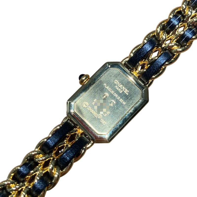 CHANEL 香奈兒 H0001 Premiere S 方糖 首映錶 SIZE:S 合金 石英錶 黑金-1