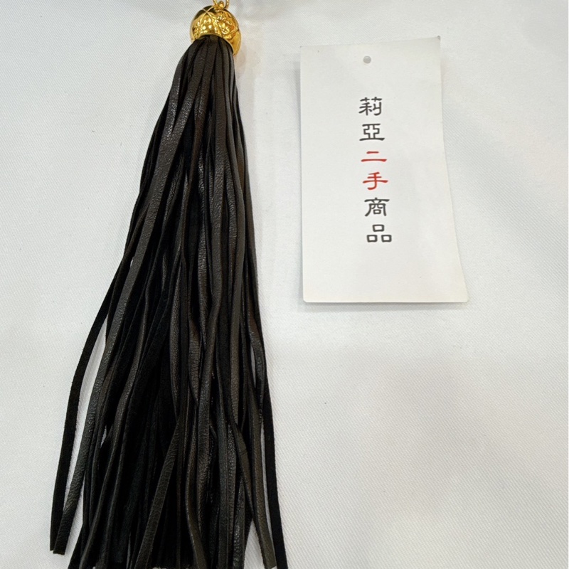 莉亞精品♡Chanel 流蘇相機包Vintage 黑 二手美包-15