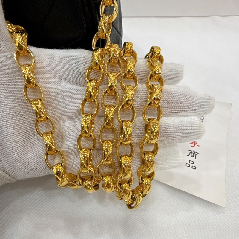 莉亞精品♡Chanel 流蘇相機包Vintage 黑 二手美包-17