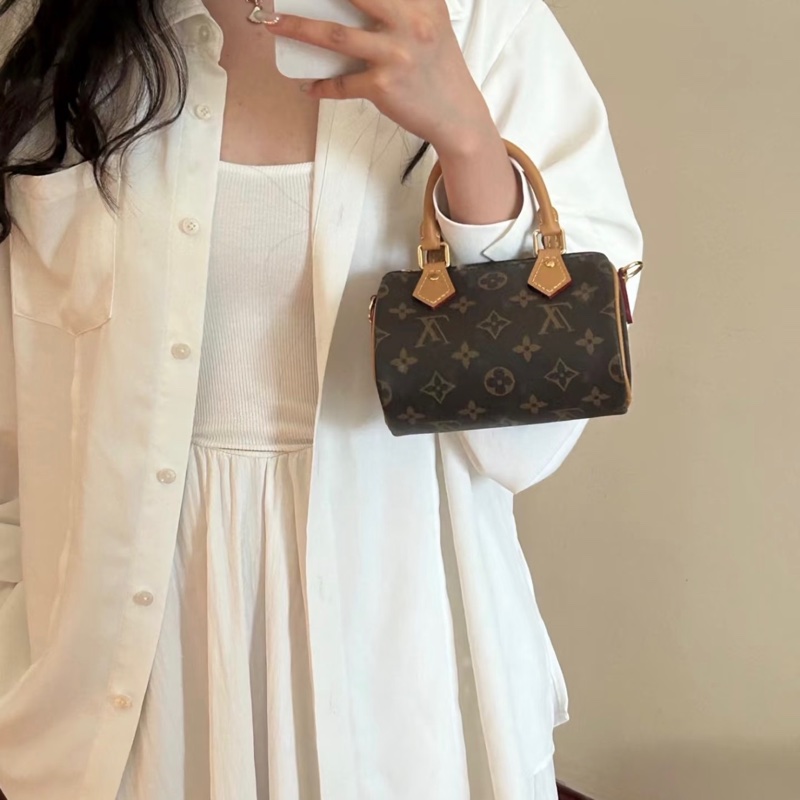 「JL精品代購」9新 LV 老花mini speedy-1