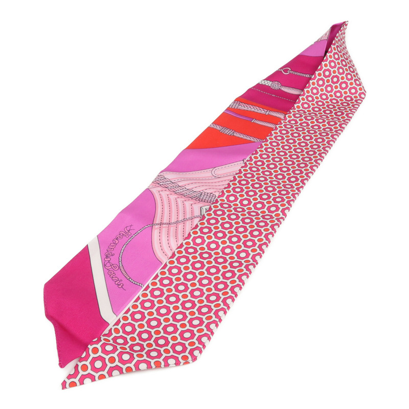 HERMES 絲質Twilly絲巾-2