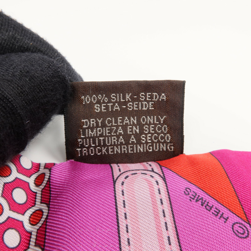 HERMES 絲質Twilly絲巾-7