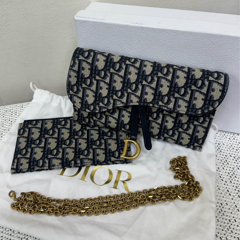 Dior經典老花Saddle Woc斜背包-0