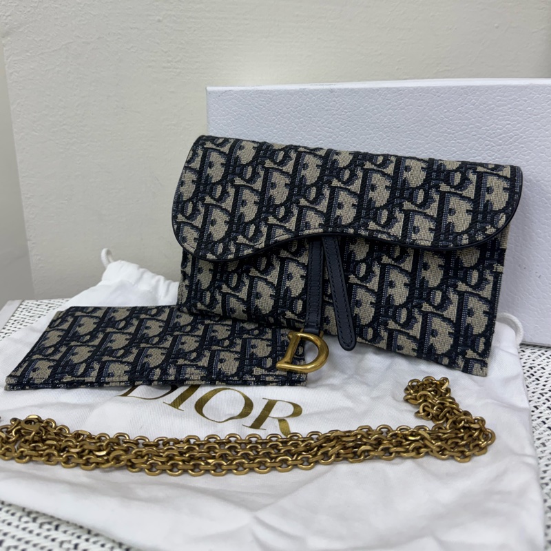 Dior經典老花Saddle Woc斜背包-5