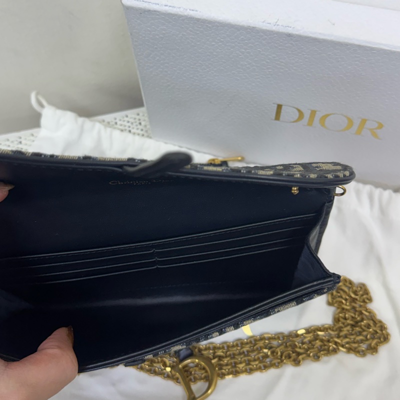 Dior經典老花Saddle Woc斜背包-11