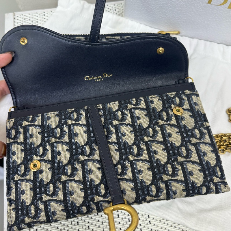 Dior經典老花Saddle Woc斜背包-14