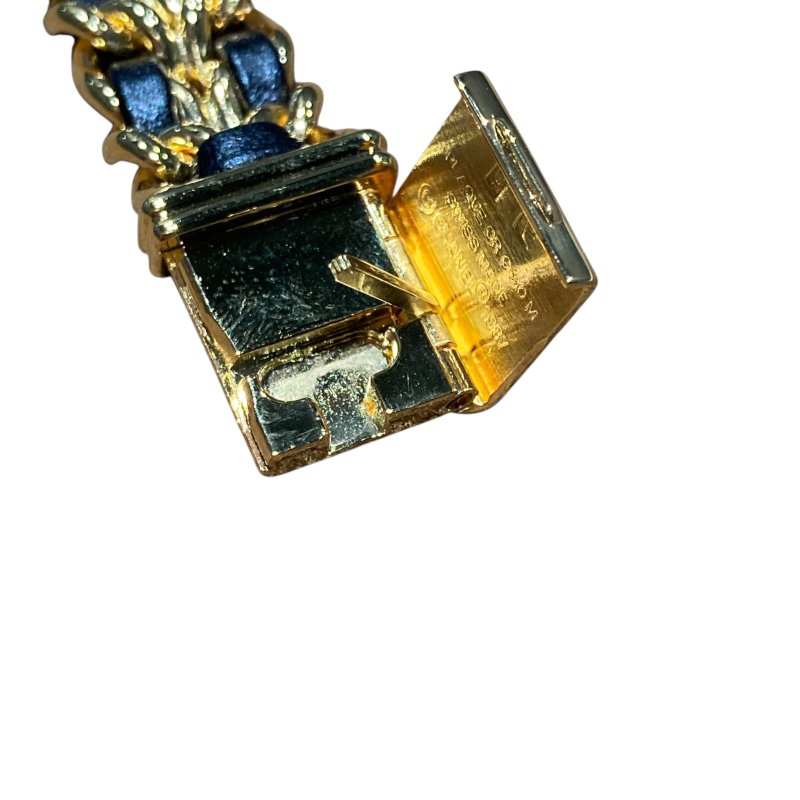 CHANEL 香奈兒 H0001 Premiere L 方糖 石英錶 黑金-7