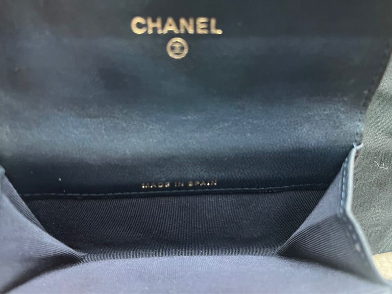 Chanel 香奈兒小羊皮卡夾零錢包-5