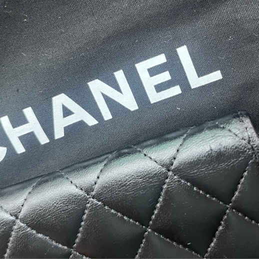 Chanel 香奈兒小羊皮卡夾零錢包-10