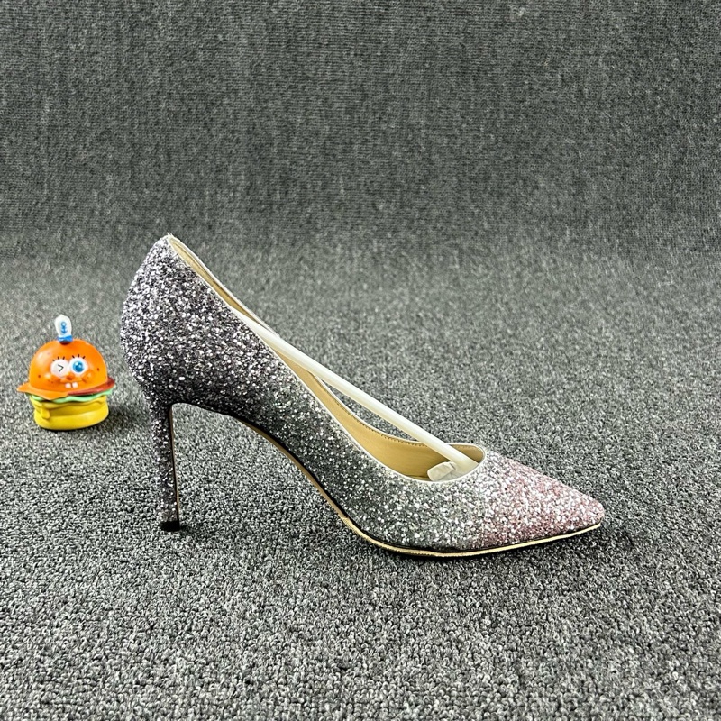 98新 Jimmy Choo周仰傑漸變亮片高跟鞋 尺碼36-1