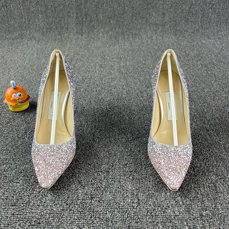 98新 Jimmy Choo周仰傑漸變亮片高跟鞋 尺碼36-9