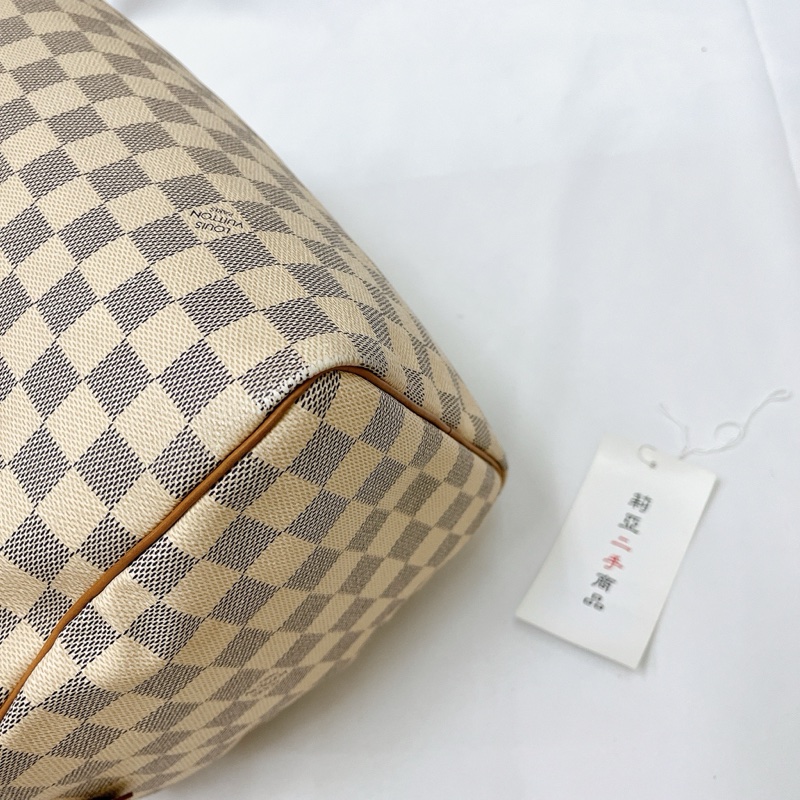 莉亞精品♡ LV N41370 白棋盤格 speedy30 二手-11