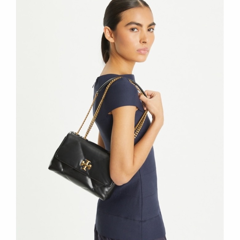 Tory Burch 女士 小號 KIRA 絎縫單肩包均碼碼22.5cm*7.5cm*15.5cm-0