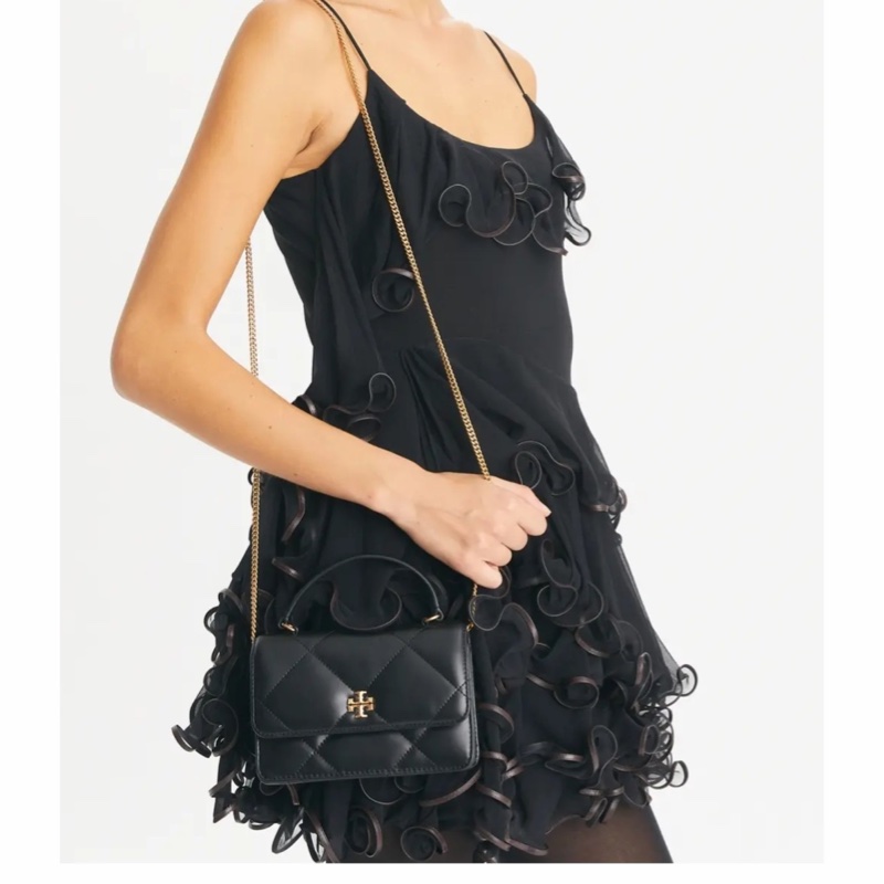 Tory Burch 女士 Kira 翻蓋單肩包均碼碼17.5cm*5.5cm*11.5cm-2