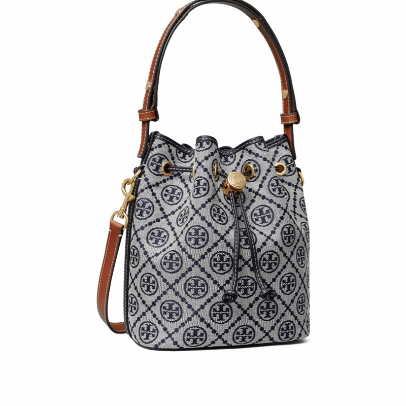 Tory Burch 女士 T Monogram 水桶包均碼碼17.9cm*11.7cm*21cm-6