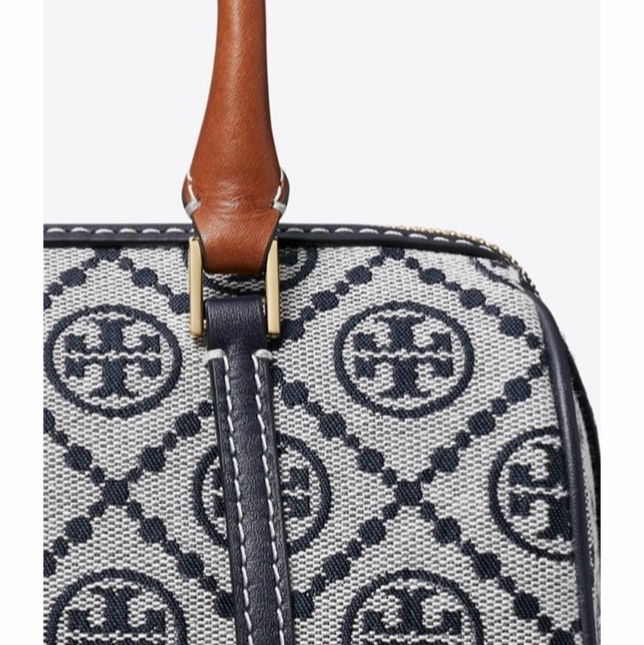 Tory Burch 女士 T MONOGRAM 小號桶形包均碼碼20.5cm*9.5cm*12cm-3