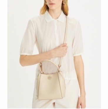 Tory Burch 女士 MCGRAW 小號水桶包均碼碼18cm*12.5cm*19cm-1