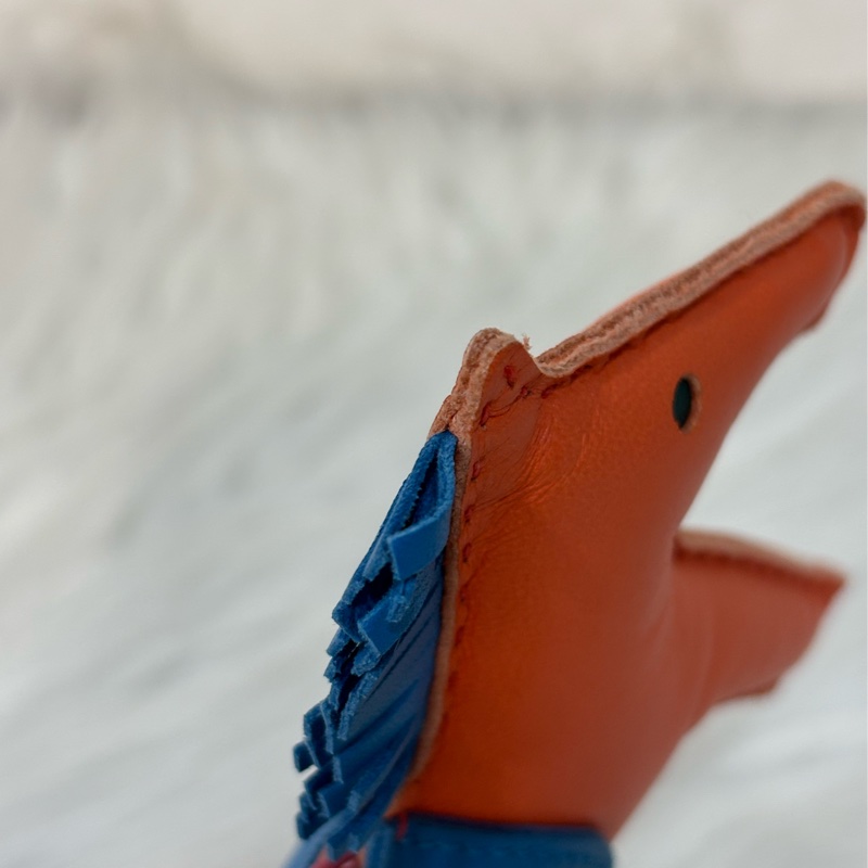 HERMES Rodeo mm 愛瑪仕 中馬 小馬 全皮 3色 橘粉藍色 吊飾 掛飾 吊牌 掛件-9