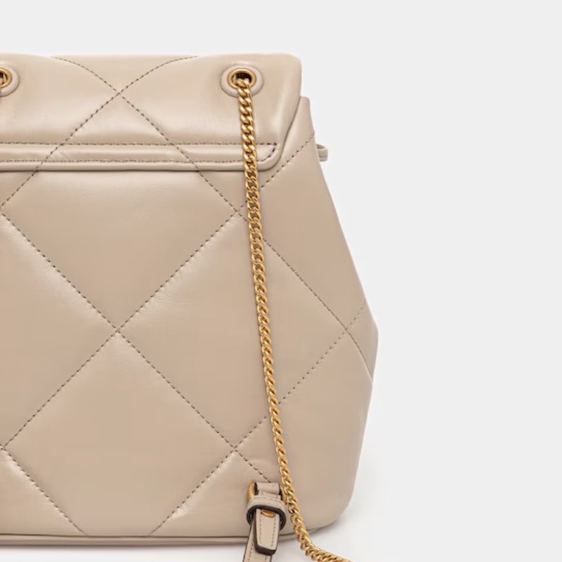 Tory Burch 女士 迷你 KIRA DIAMOND 絎縫背包均碼碼17.2cm*9.7cm*18.5cm-2