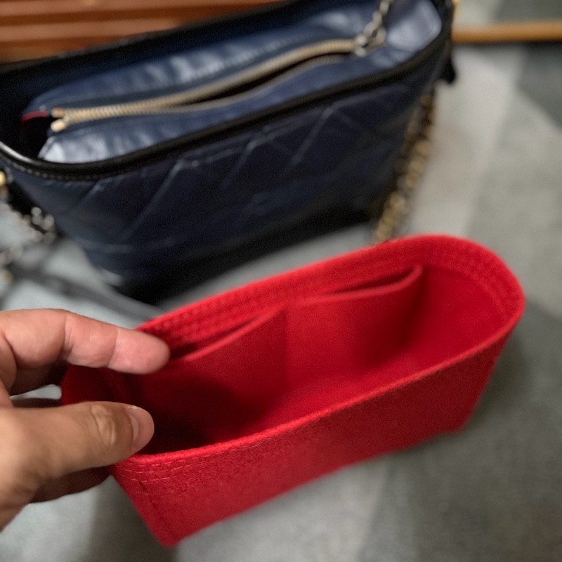 Chanel 流浪包黑藍(小號)-7