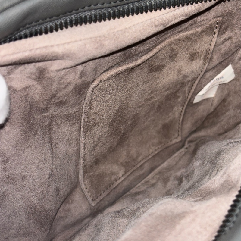 BOTTEGA VENETA BV 鐵灰色 編織 拉鍊 三層 肩背包 斜背包 航空包 郵差包-52