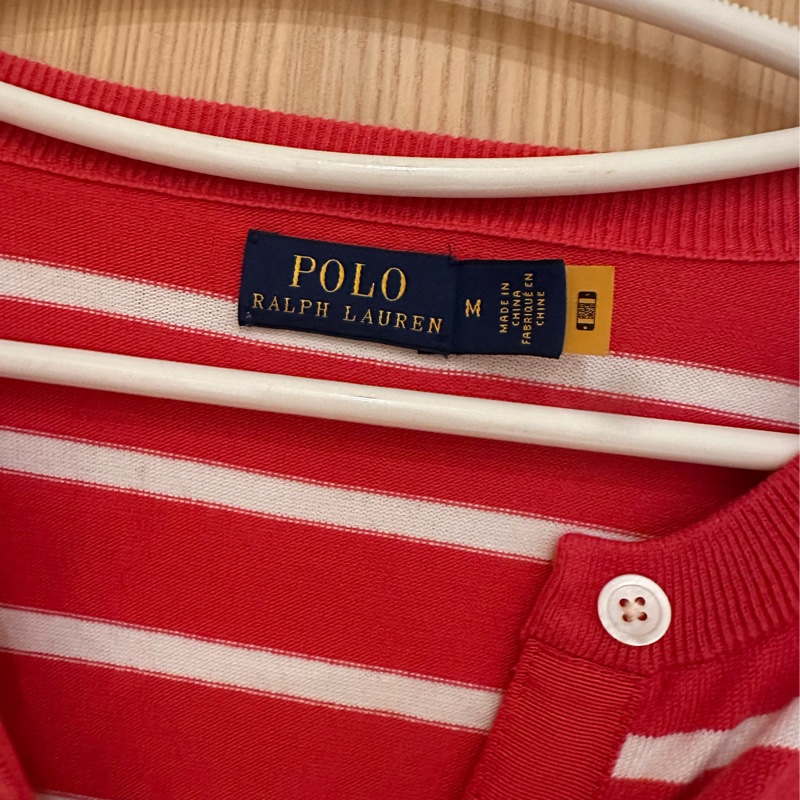 Polo Ralph Lauren 顯氣色條紋外套/上衣 正櫃購入高單價款6280 不會隨隨便便撞-2