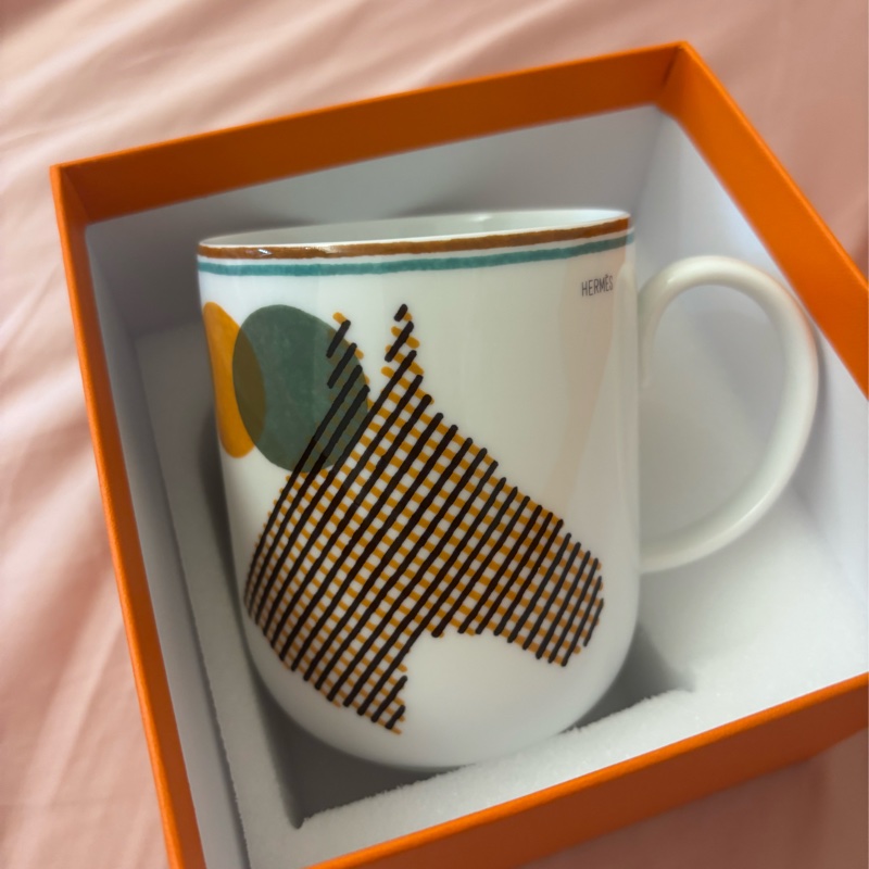 必買 收藏 現貨商品 全新商品 台灣專櫃 正貨商品 Hermes 馬年限定 馬術障礙馬克杯-1