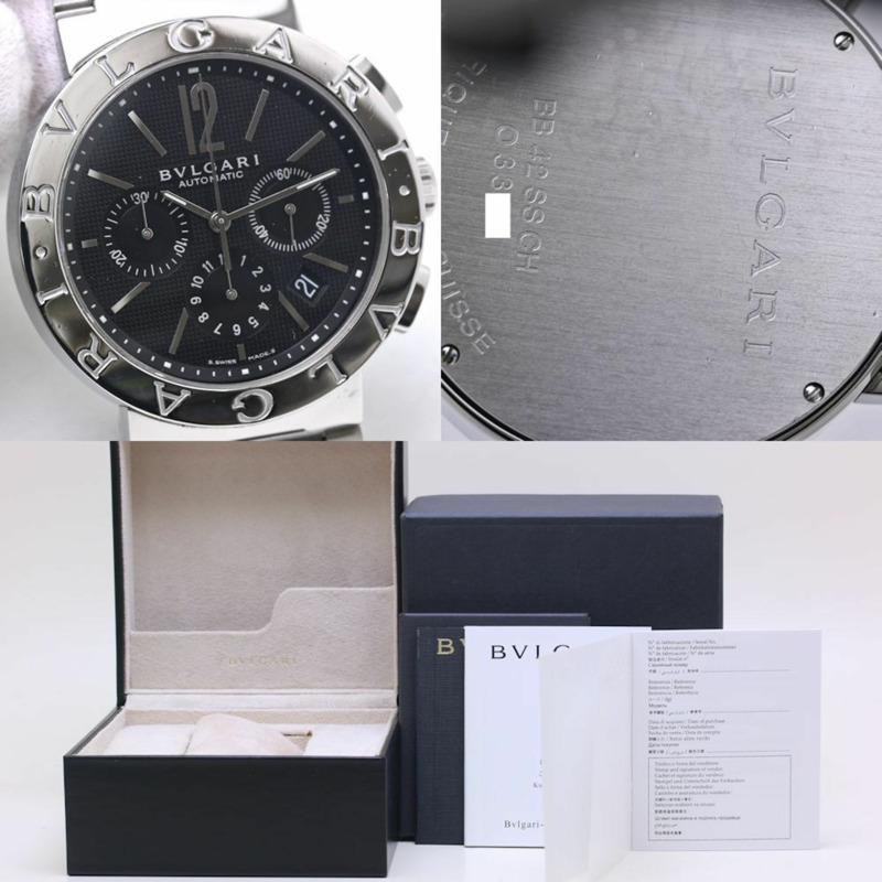 寶格麗計時腕錶 BB42BSSDCH BB42SSCHSS 男士 40002-9