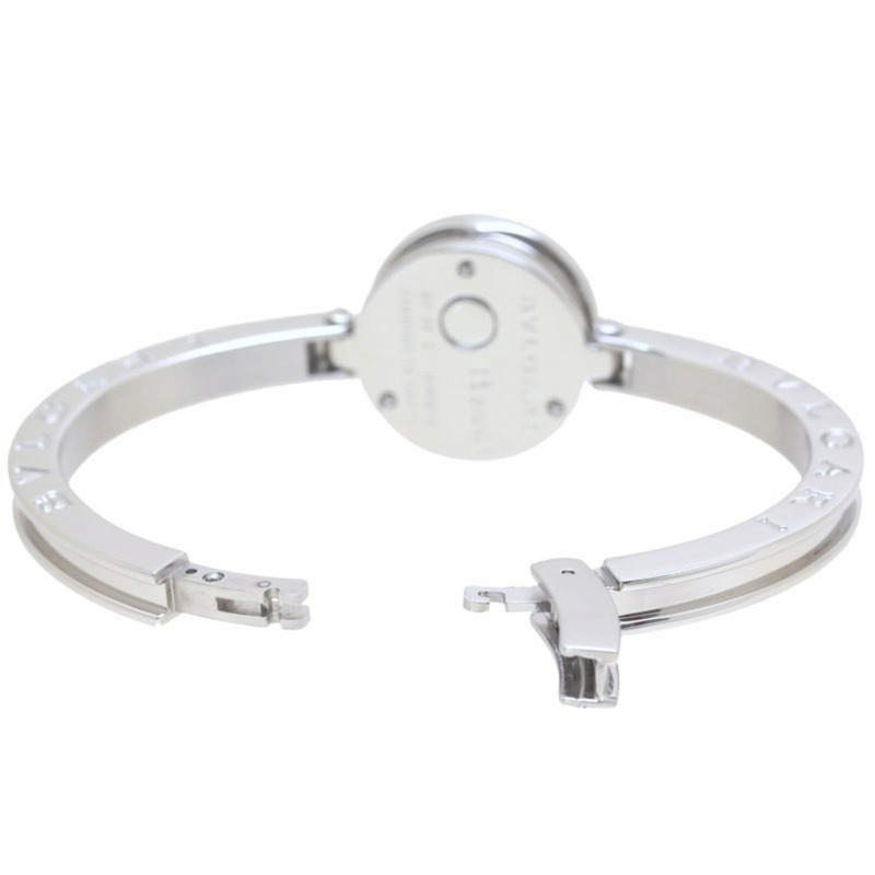 寶格麗 B.zero1 紫紅色石榴石和紫色貝殼 BZ22C2SRS BZ22S 女士腕錶,不鏽鋼材質,40214-4