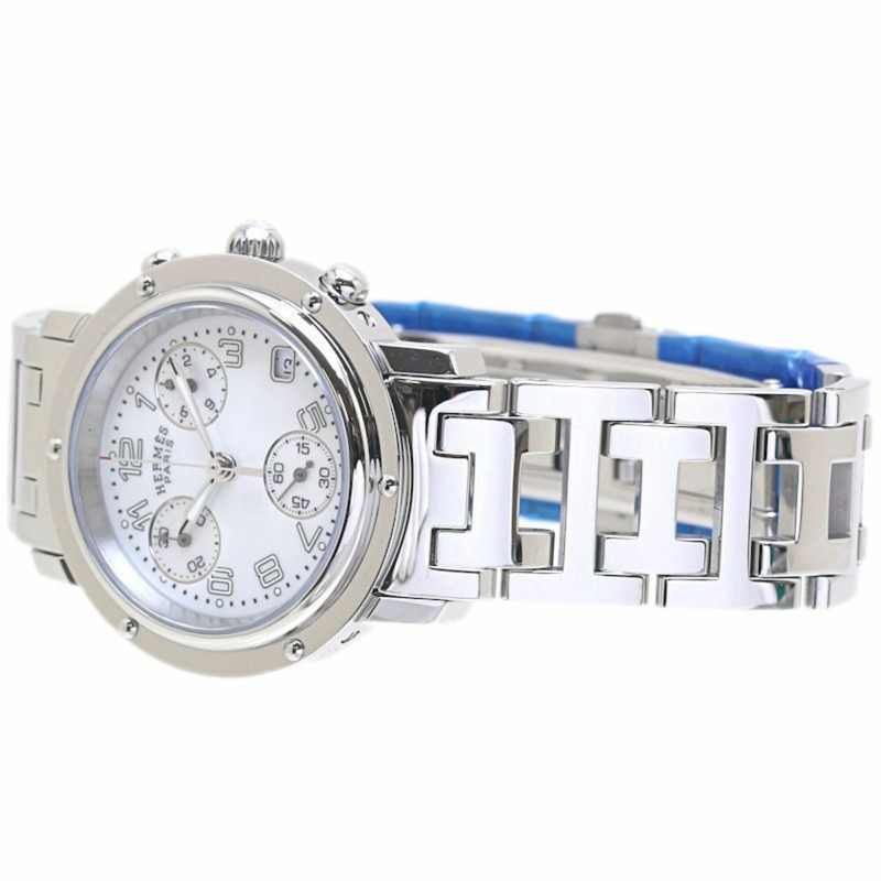 愛馬仕女士 Clipper Nacle 計時腕錶,搭配全新扣,CL1.310.212,3842SS,40054-2