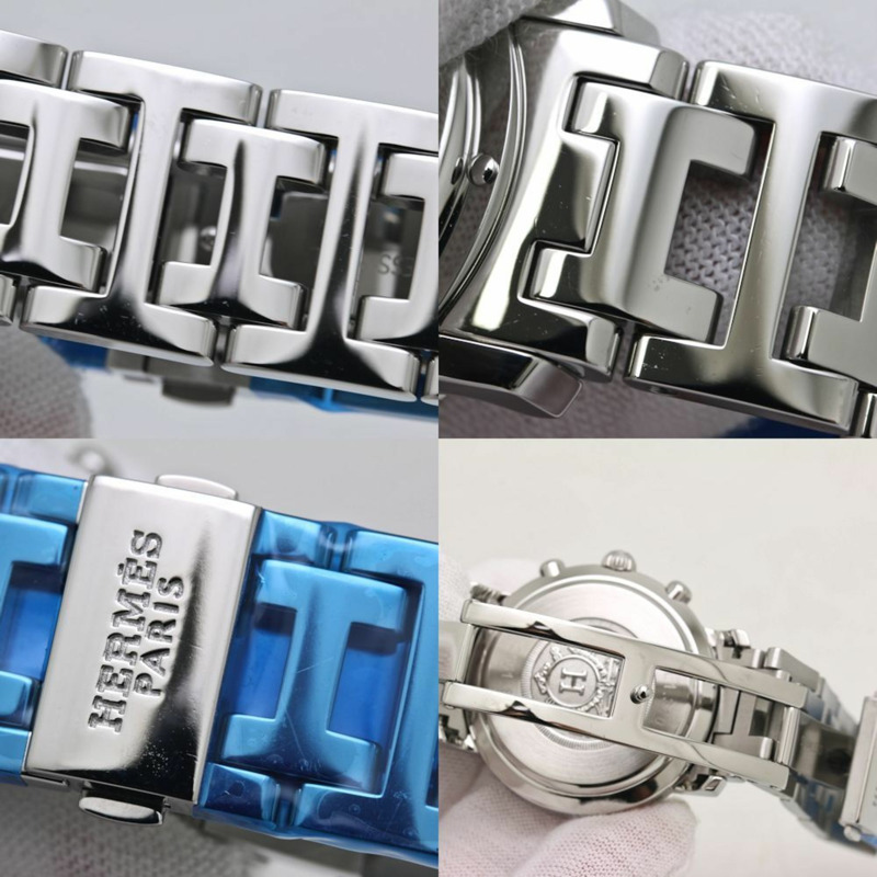 愛馬仕女士 Clipper Nacle 計時腕錶,搭配全新扣,CL1.310.212,3842SS,40054-7