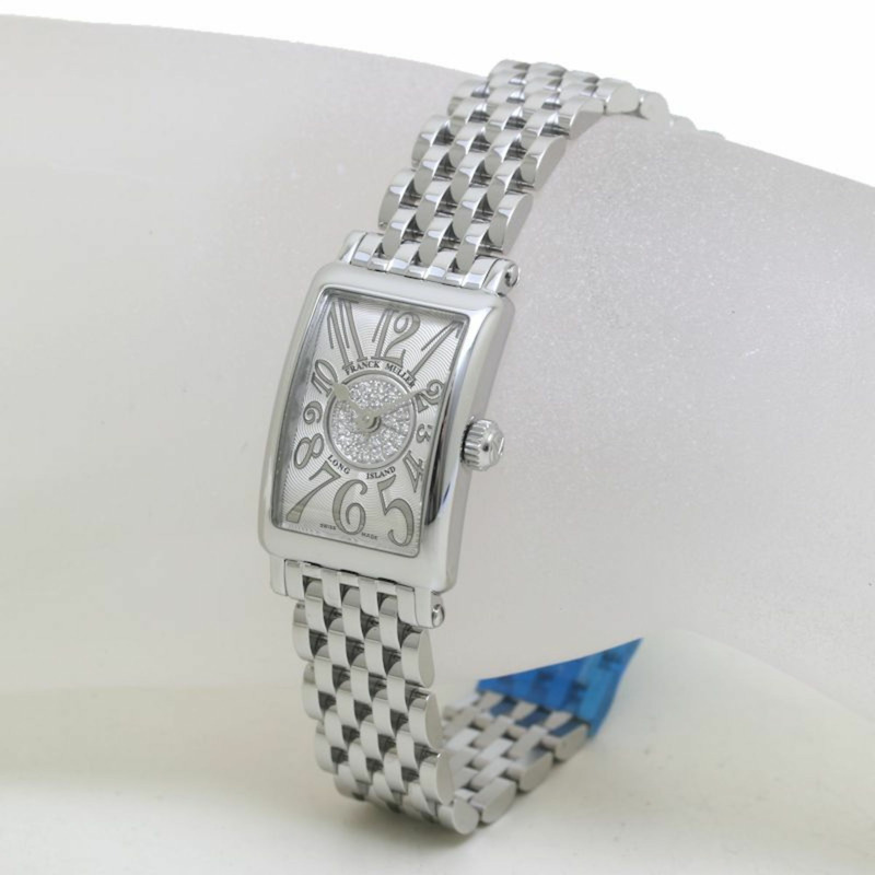 穆勒 (FRANCK MULLER) 長島系列 Petite Pastille 802QZRELCD1P 鑽石不銹鋼女士腕錶 39899-2