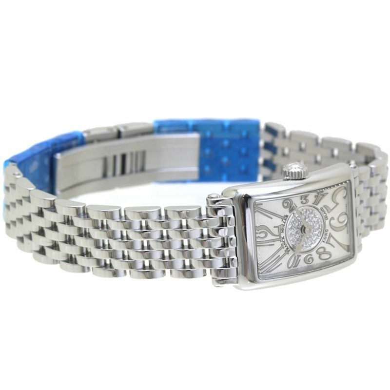 穆勒 (FRANCK MULLER) 長島系列 Petite Pastille 802QZRELCD1P 鑽石不銹鋼女士腕錶 39899-6