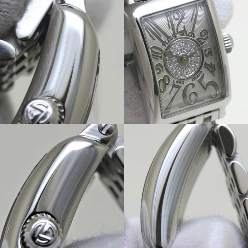穆勒 (FRANCK MULLER) 長島系列 Petite Pastille 802QZRELCD1P 鑽石不銹鋼女士腕錶 39899-7