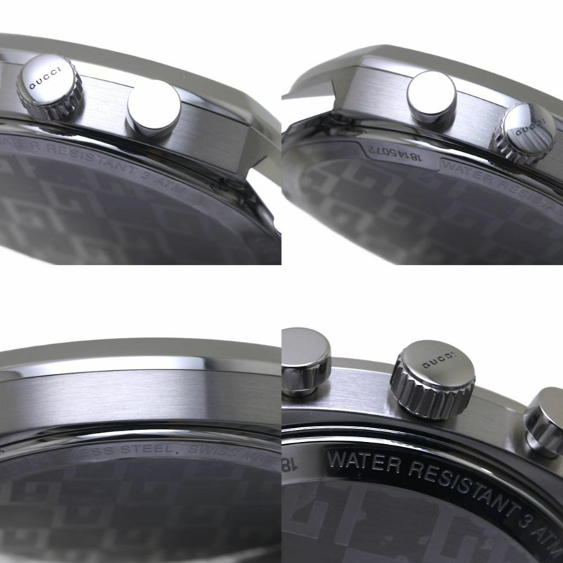 GUCCI Grip Chronograph YA157302 腕錶 157.2 不鏽鋼 男士 130159-8