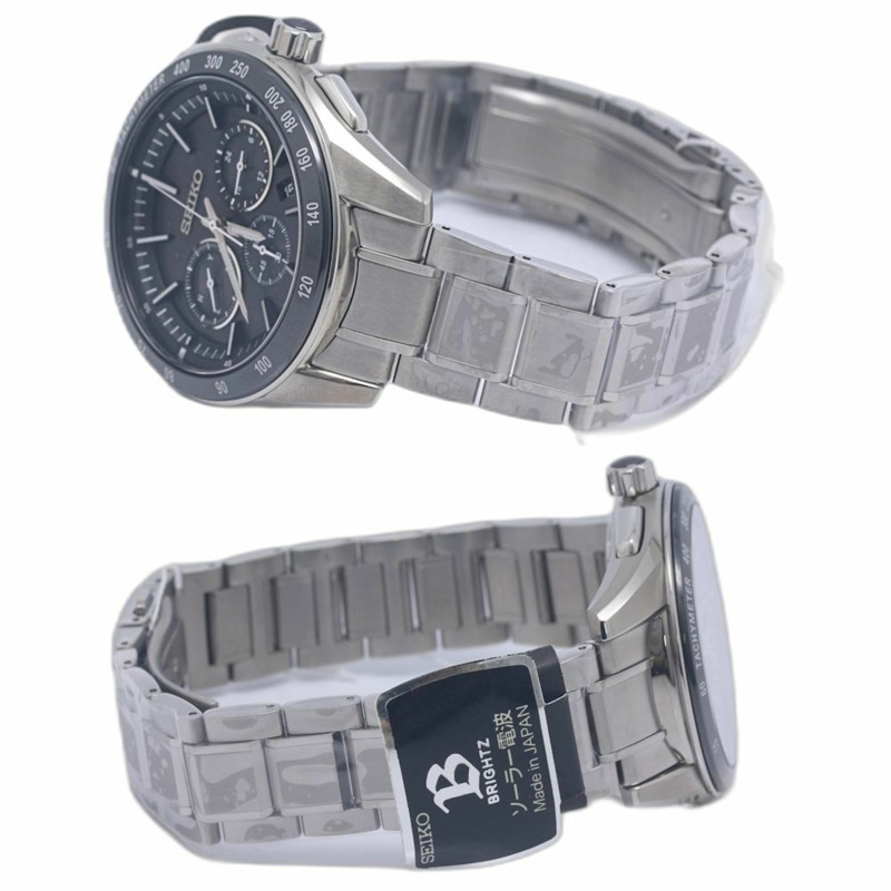 精工 Brightz 計時碼錶 SAGA171 8B82-0AP0 男士腕錶,不鏽鋼陶瓷錶殼,貨號 130457-3