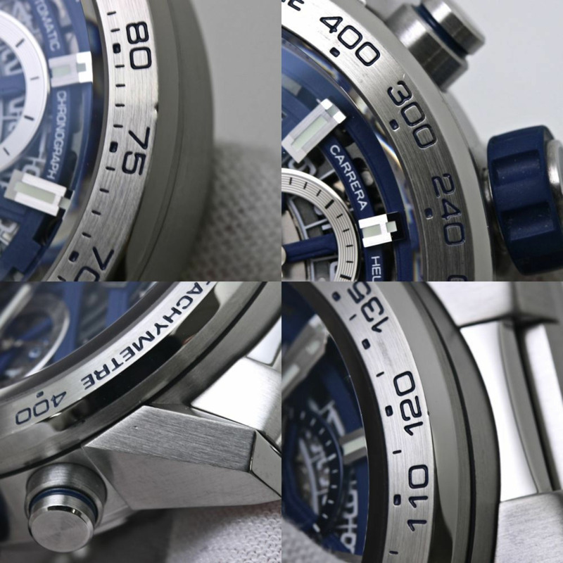 TAG HEUER 豪雅卡萊拉系列 Heuer 02 機芯日期計時碼錶 CBG2019.BA0662 日本限定男士不鏽鋼腕錶 40175-7