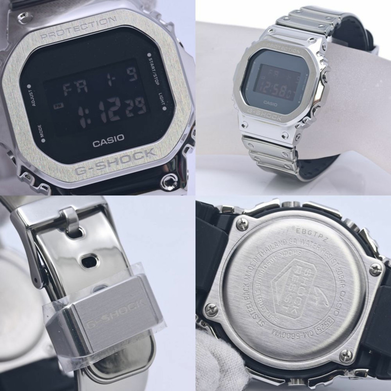 卡西歐 G-Shock 精緻金屬系列 GM-5600YM-8JF 男士腕錶,不鏽鋼樹脂錶殼,40248-6