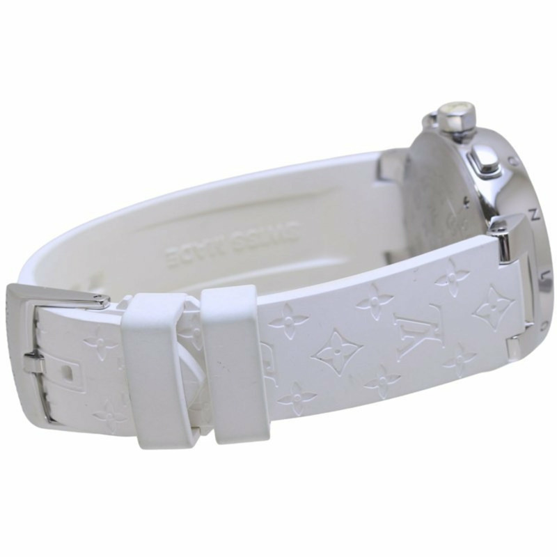 路易威登女士 Tambour Lovely Cup MM 計時腕錶 Q132C2 白色錶殼 40038-4