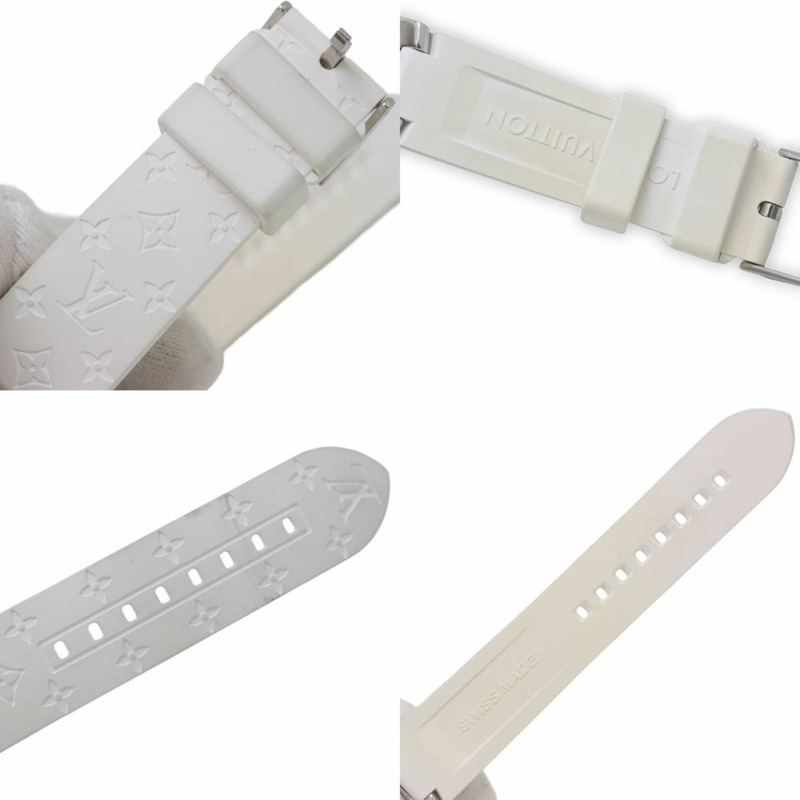 路易威登女士 Tambour Lovely Cup MM 計時腕錶 Q132C2 白色錶殼 40038-8