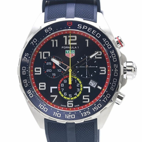 TAG HEUER 豪雅一級方程式計時碼錶 紅牛車隊 CAZ101AL.FT8052 男士腕錶，不鏽鋼錶殼，橡膠飾面 40199