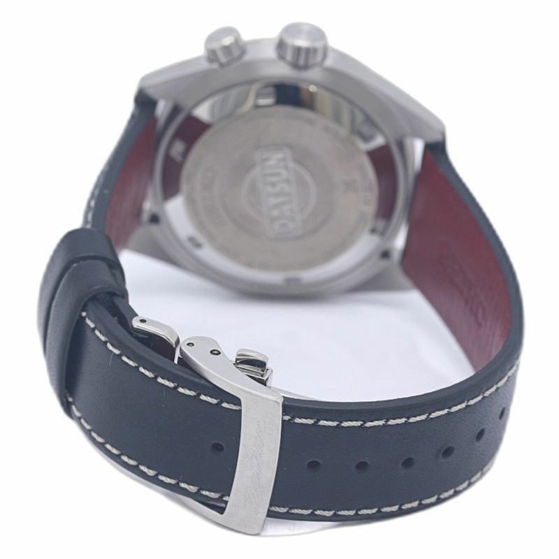 精工 Prospex SBDC219 6R55-00M0 Speedtimer Datsun 240Z 男錶,不鏽鋼錶帶,皮革飾面 (130458)-4