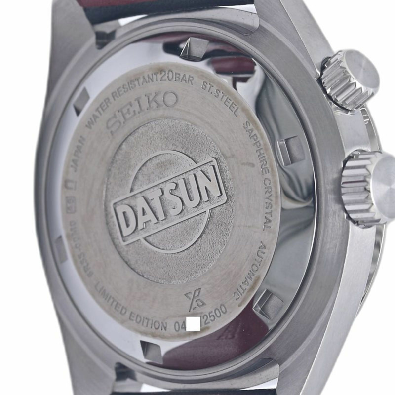 精工 Prospex SBDC219 6R55-00M0 Speedtimer Datsun 240Z 男錶,不鏽鋼錶帶,皮革飾面 (130458)-6