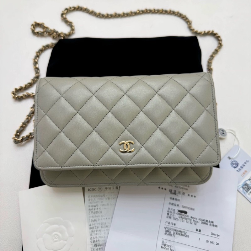 CHANEL CLASSIC WALLET ON CHAIN-10
